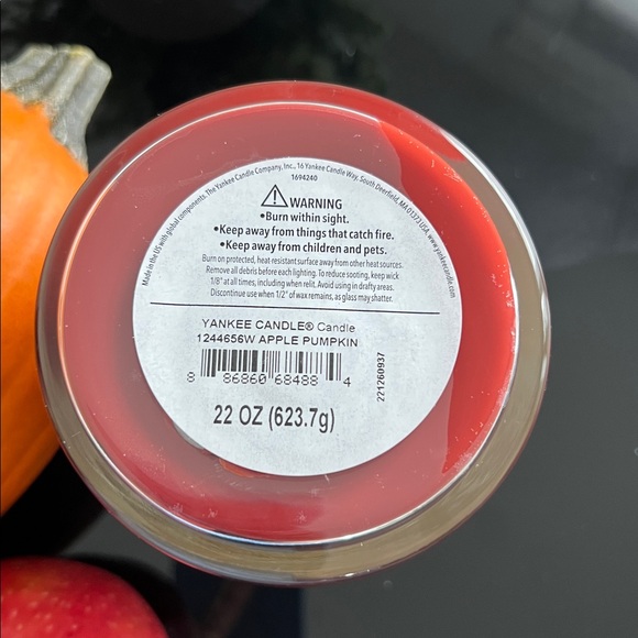Yankee Candle Apple Pumpkin 2-Wick Tumbler Large 22oz - Picture 3 of 7